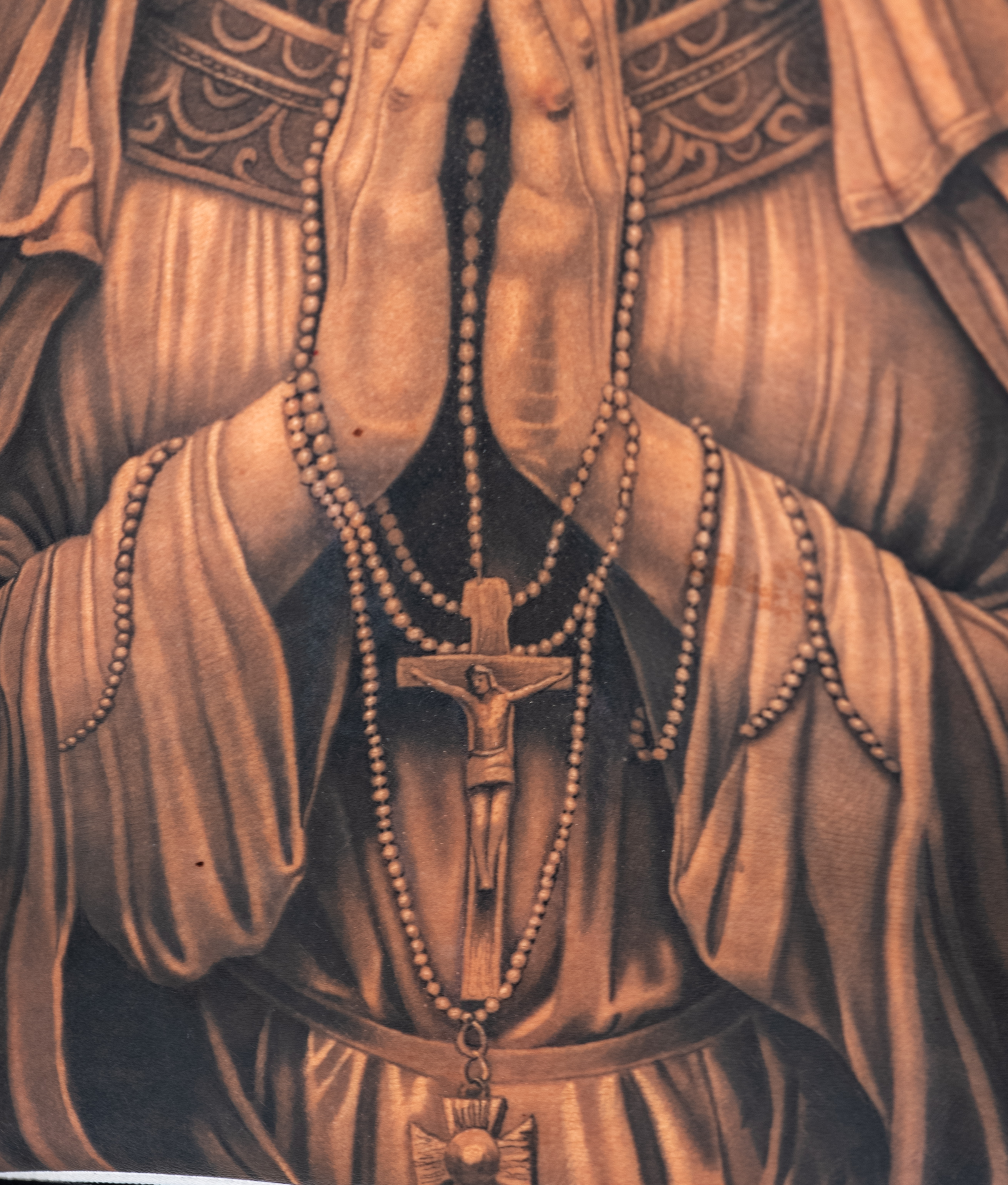 VIRGEN — Back Piece / Black & Grey, photograph 9